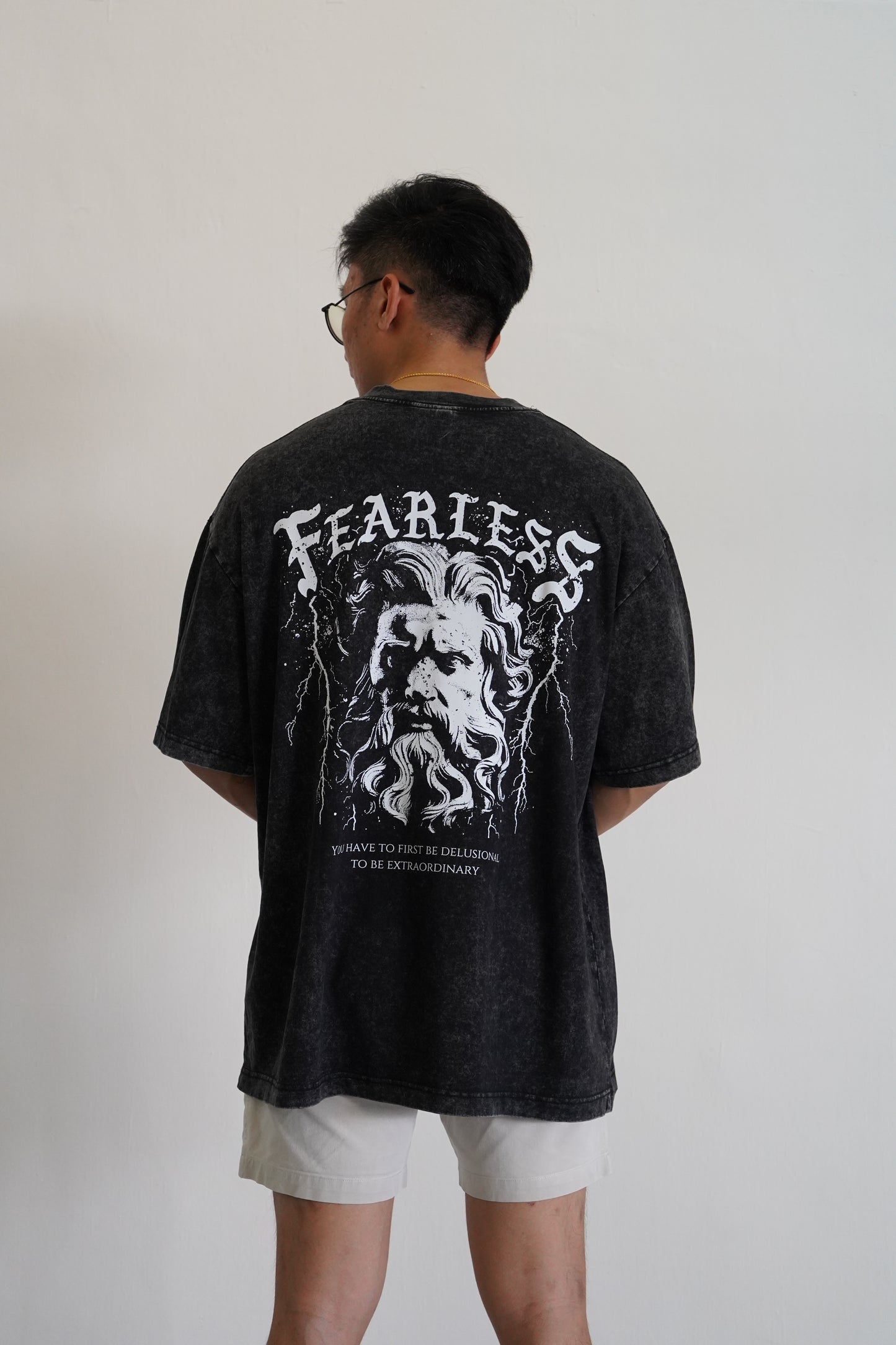 Fearless Graphic Oversized Tee