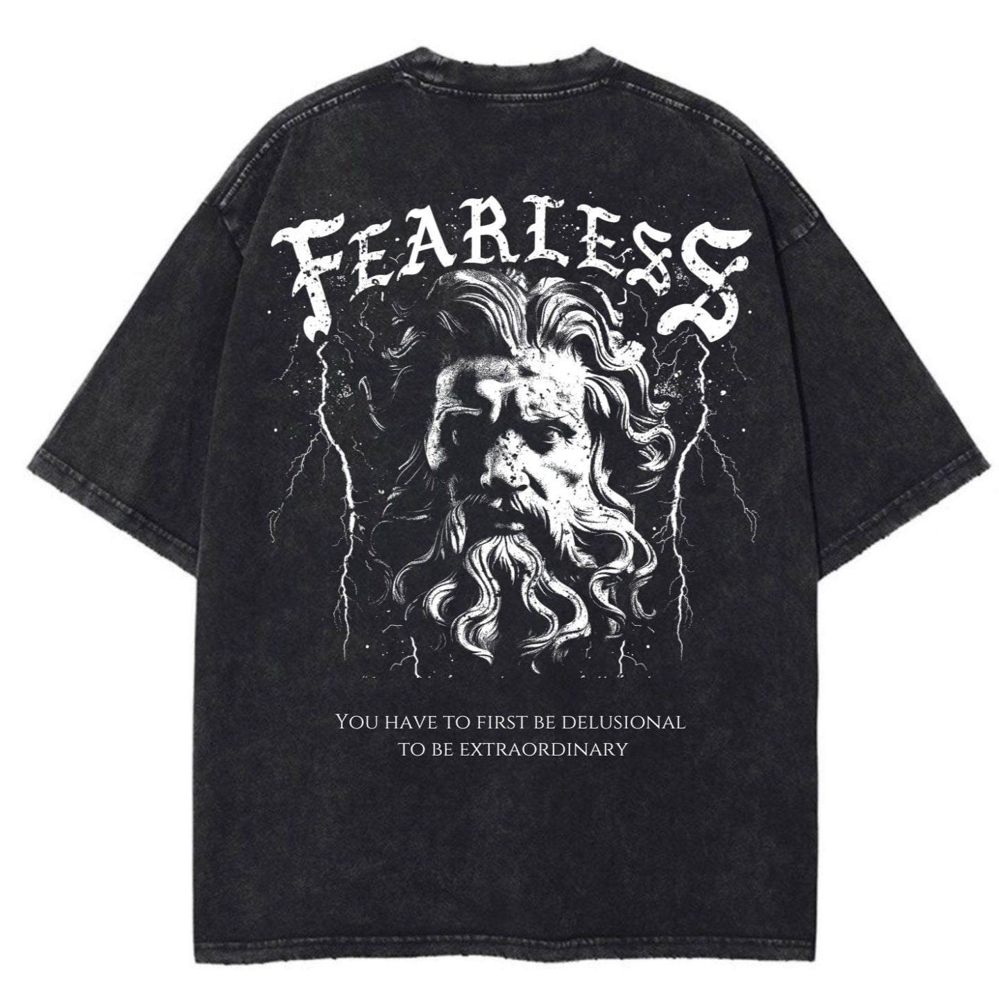 Fearless Graphic Oversized Tee